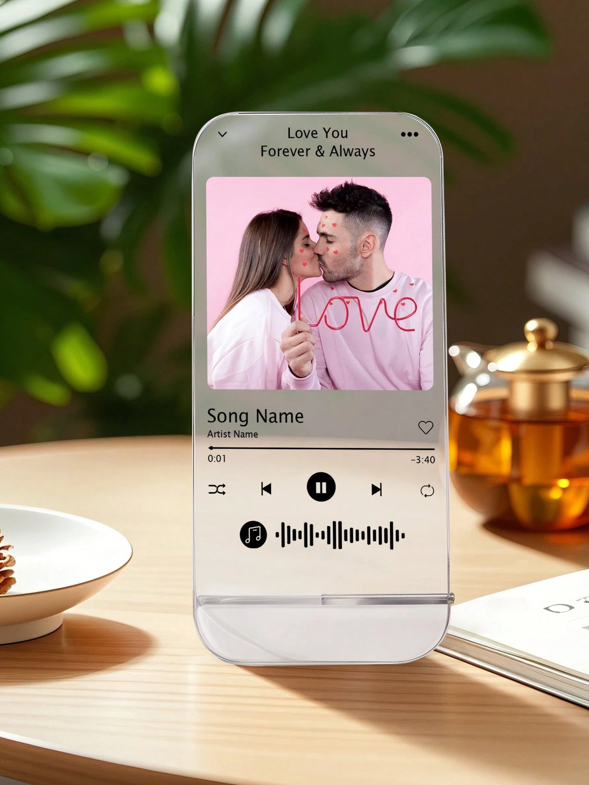 Personalized Acrylic Plaque Mobile Phone Holder