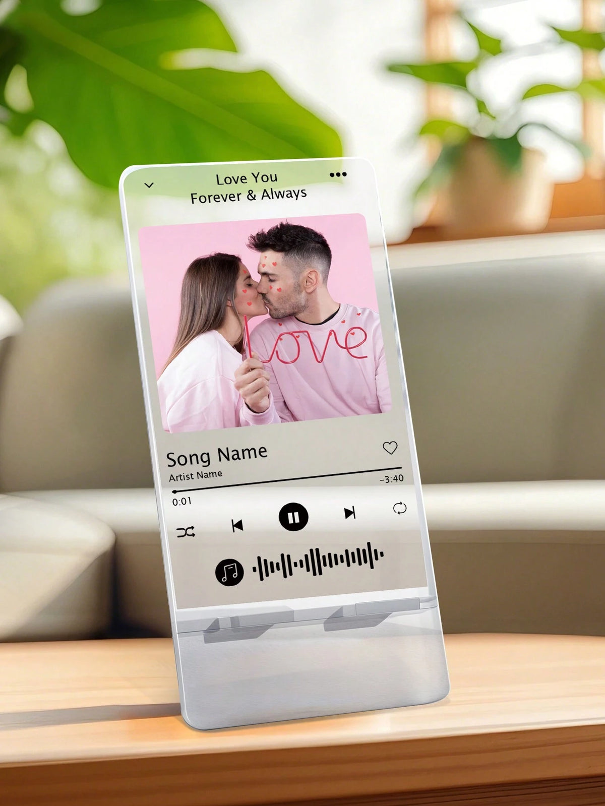 Personalized Acrylic Plaque Mobile Phone Holder