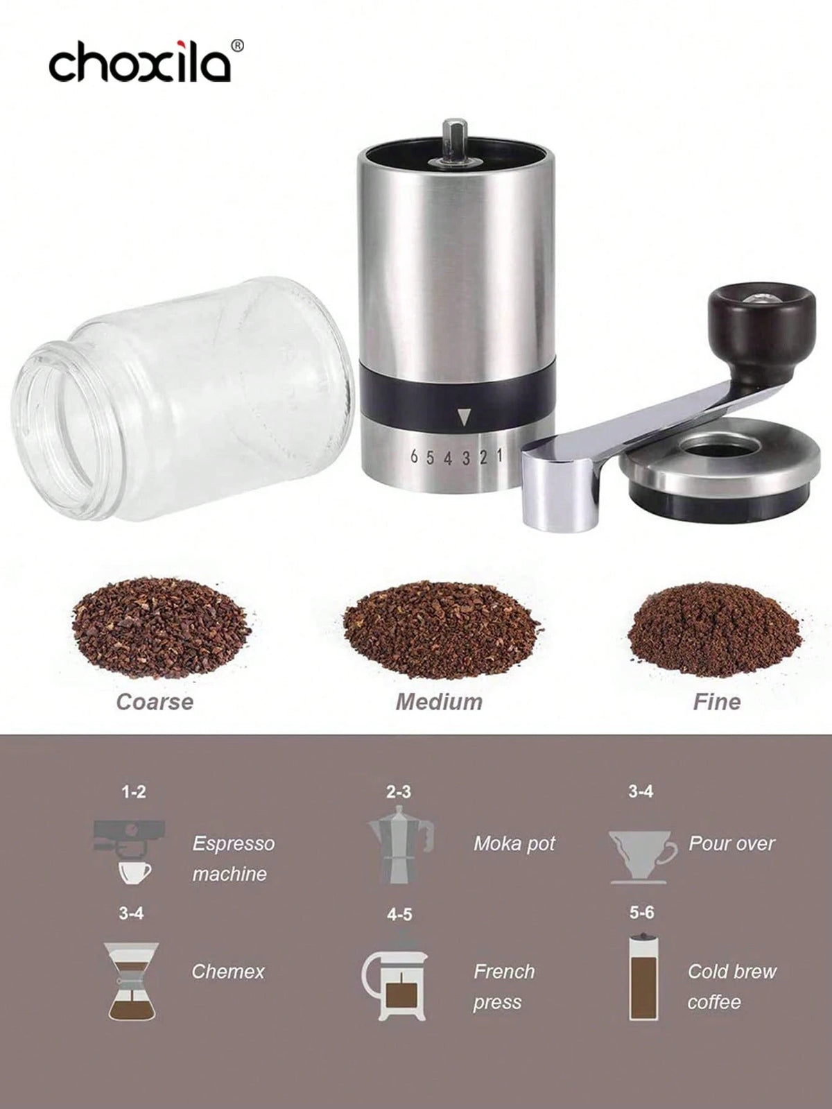 Pour Over Coffee Maker 8-Piece Set with Travel Case