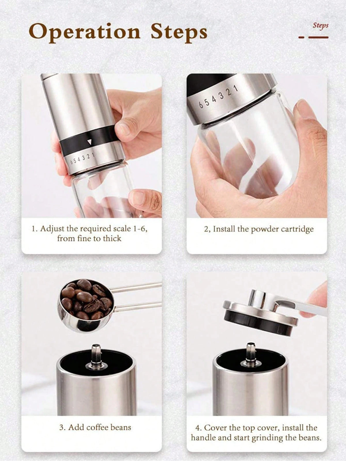 Pour Over Coffee Maker 8-Piece Set with Travel Case