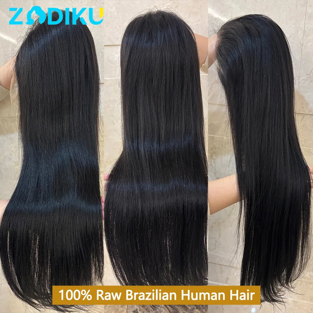 Silky Straight 13x6 HD Lace Front Human Hair Wig for Women