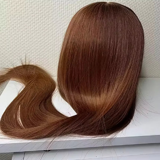 Bone Straight Chocolate Brown 13x4 HD Lace Front Human Hair Wig