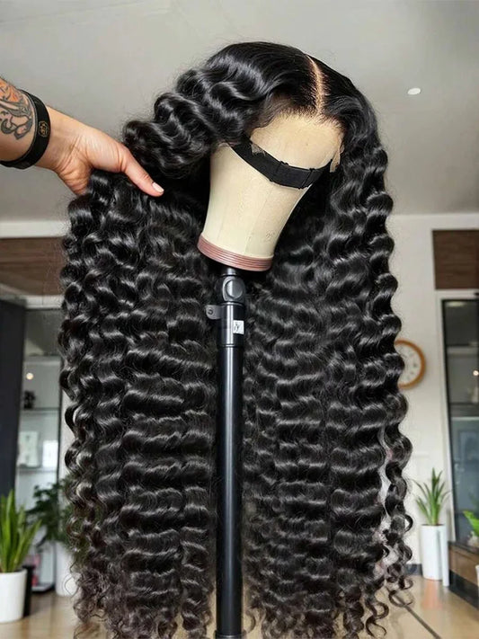 Loose Deep Wave HD Lace Front Human Hair Wig for Women