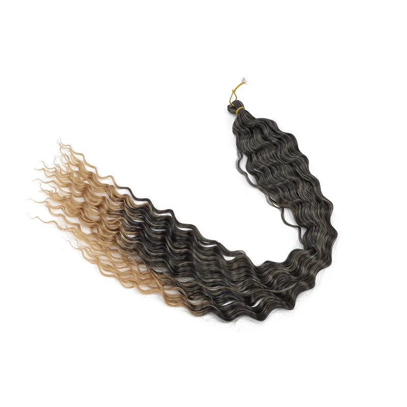 76 cm Deep Wave Crochet Braiding Hair for Women