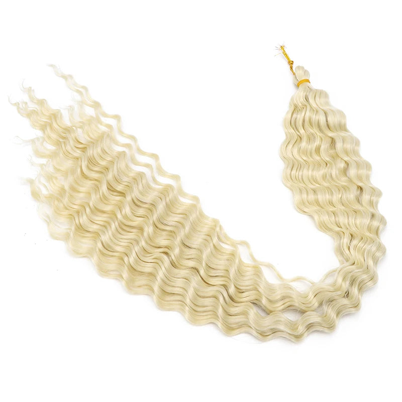 76 cm Deep Wave Crochet Braiding Hair for Women