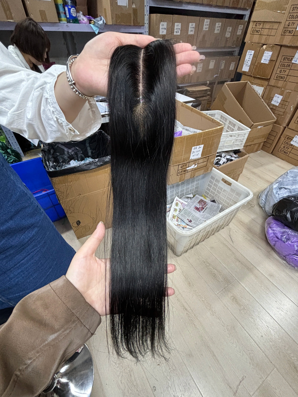 Straight Transparent Lace Closure Human Hair Frontal for Women