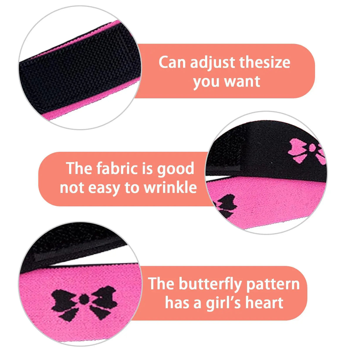 Adjustable Elastic Lace Melting Band for Women