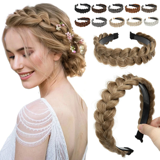Bohemian Style Fishtail Braided Headband for Women