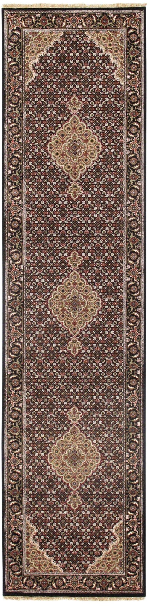 Canvello Navy Tabriz Mahi Runner - 2'6" X 12'2"