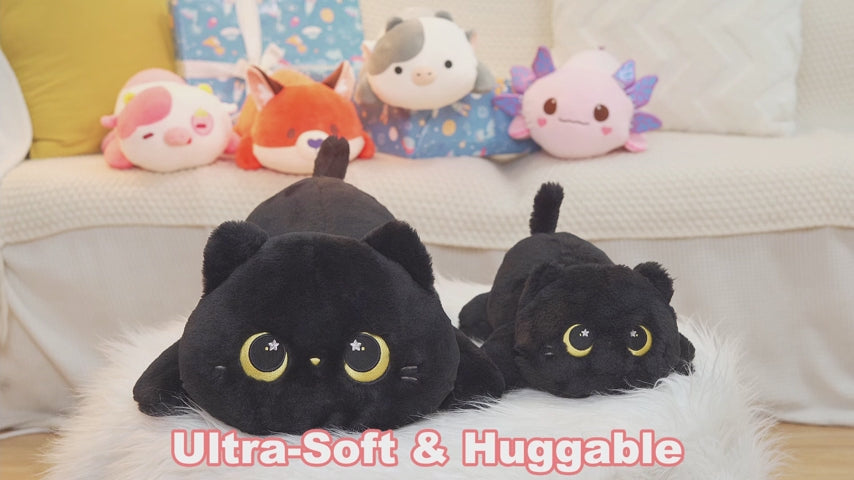 Mewaii Cat Plush Pillow Squishy Stuffed Animal 33cm
