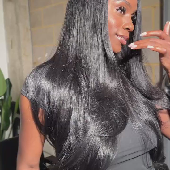 Silky Straight 13x6 HD Lace Front Human Hair Wig for Women