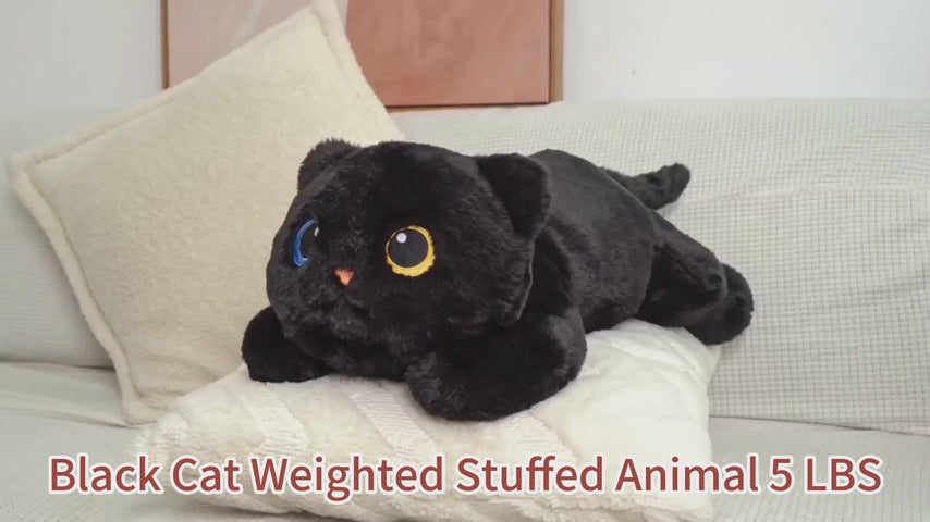 Mewaii Cat Weighted Plush Stuffed Toy Heatable Coolable 1-2.3kg