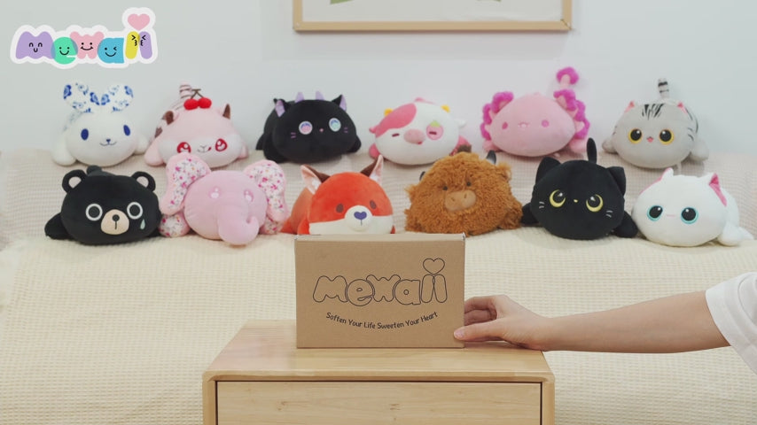 Mewaii Cat Plush Pillow Squishy Stuffed Animal 33cm